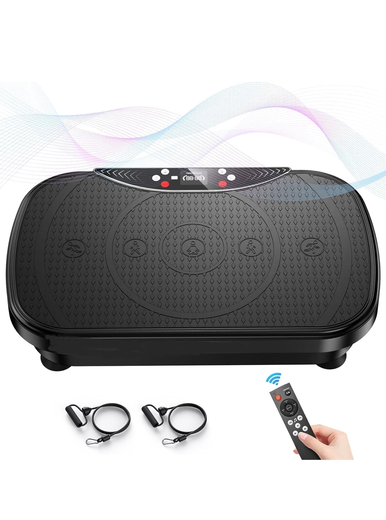 FitWell Weight Loss Vibration Plate for Home Weight Loss Exercise Machine with Different Programs Full Body Exercise 2Year Warranty