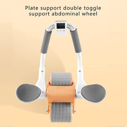 FitWell Ultimate Core Master Ab Roller with Knee Mat &Timer, Automatic Rebound Abdominal Wheel 1 Year Warranty