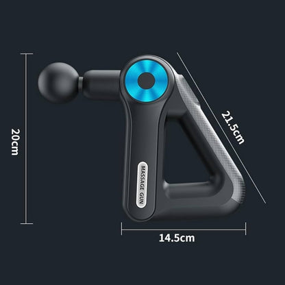 FitWell Deep Tissue Massage Gun – 9 Heads, Powerful Percussion Therapy for Muscle Recovery & Pain Relief 1 Year Warranty