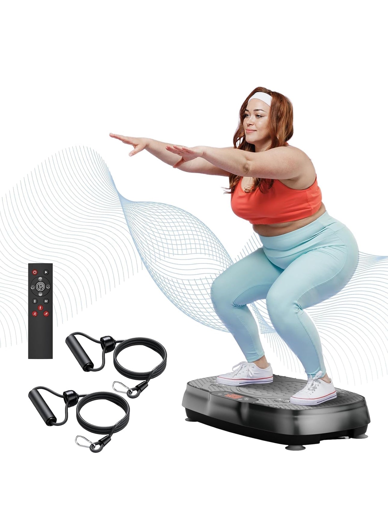 FitWell Weight Loss Vibration Plate for Home Weight Loss Exercise Machine with Different Programs Full Body Exercise 2Year Warranty