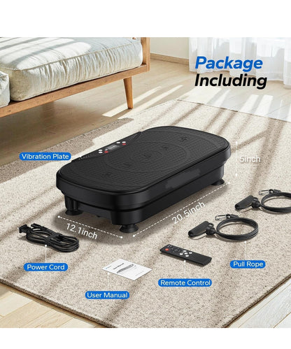 FitWell Weight Loss Vibration Plate for Home Weight Loss Exercise Machine with Different Programs Full Body Exercise 2Year Warranty